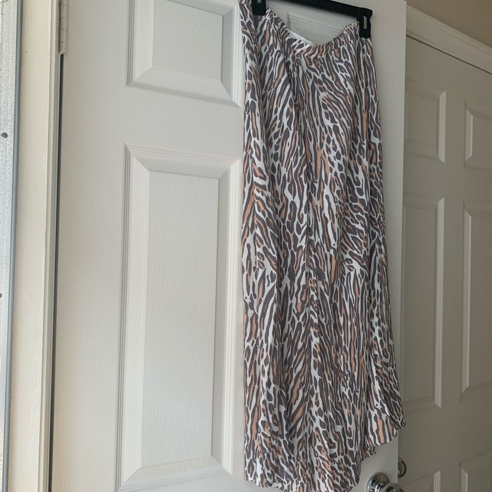 Leopard Midi Skirt